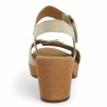 Cali - Barefoot Gabor velvet beige - Gabor shoes big size - Shoesissime