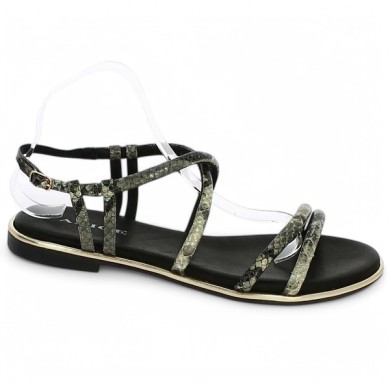 ashanti python sandale grande taille serpent adige Shoesissime, vue profil
