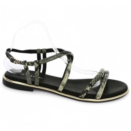 ashanti python sandale grande taille serpent adige Shoesissime, vue profil ashanti python sandale grande taille serpent adige Shoesissime, vue profil