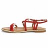 nu-pieds adige grande taille cuir orange brique Shoesissime, vue intérieure