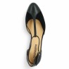 Séverine - Black leather slingback - Salomé women 42, 43, 44, 45 - Shoesissime
