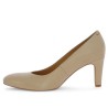 talon beige femme grandes chaussures Shoesissime, vue intérieure
