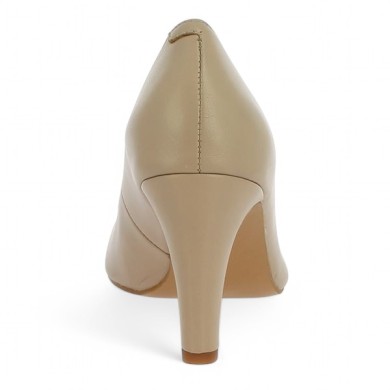Kiss - Large beige heels - Escarpin grande pointure - Shoesissime