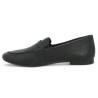mocassin femme semelle amovible cuir noir grande taille, vue intérieure