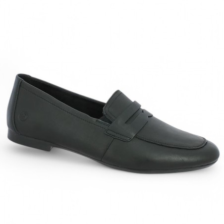 D0K02-01 Mocassin cuir noir Remonte 42, 43, 44, 45 Shoesissime, vue profil D0K02-01 Mocassin cuir noir Remonte 42, 43, 44, 45 Shoesissime, vue profil