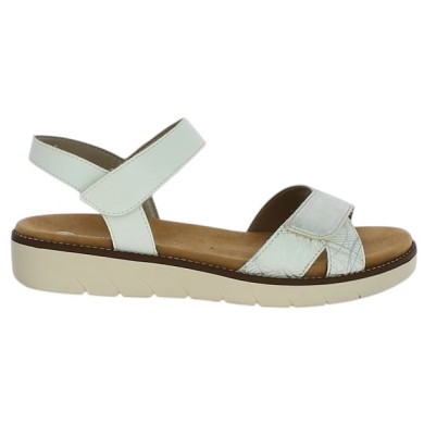 Dalie - Barefoot white RemonteD2049-84 - Sandals Remonte grande size - Shoesissime
