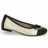 D0K12-90 ballerine bicolore Remonte grande taille, vue profil