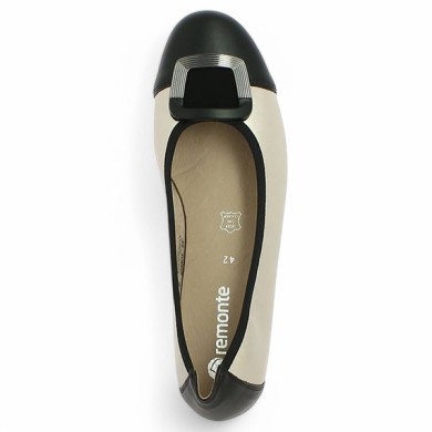 ballerine bijoux bicolore femme 42, 43, 44, 45 Remonte, vue dessus