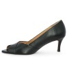 Escarpin noir open toe 42, 43, 44, 45 Shoesissime, vue intérieure