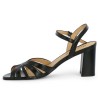 sandale tendance femme grande taille noire à talon Shoesissime, vue intérieure