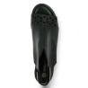 R8772-00 sandale femme couvrante cuir noir grande pointure Remonte, vue dessus