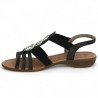 nu-pieds grande pointure femme Remonte noir bijoux R3605-02 Shoesissime, vue intérieure
