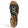 nu-pieds plat bijoux confort Remonte 42, 43, 44, 45 femme R3605-02 Shoesissime, vue dessus