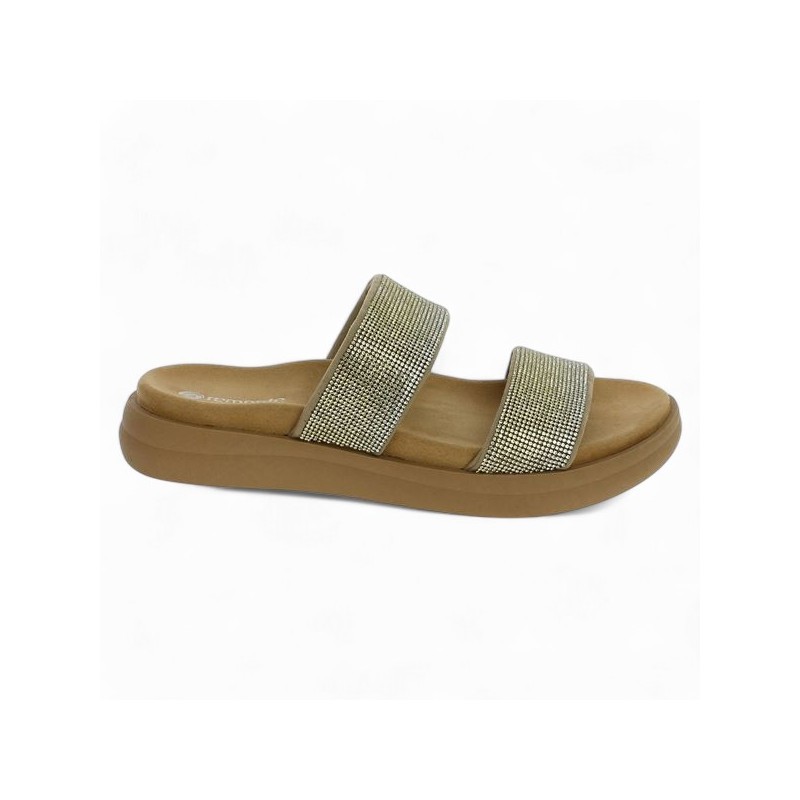 Sandales Confort Femme Remonte Cuir Blanc - Taille 40 - Modèle 481 K - Très Bon état