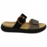 D2N51-03 mule femme grande pointure noire Remonte, vue coté