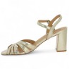sandale à talon femme cuir doré 42, 43, 44, 45 Shoesissime, vue intérieure