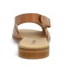 Vera - Camel flat sandal large size - Barefoot 42, 43, 44, 45 women - Shoesissime