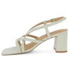 sandale blanche fines brides 42, 43, 44, 45 femme Shoesissime, vue intérieure
