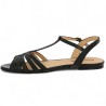 nu-pieds habillé femme grande taille cuir noir Shoesissime, vue intérieure