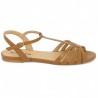 nu-pieds mode camel femme 42, 43, 44, 45 Shoesissime, vue coté