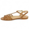 sandale mode camel femme grande pointure Shoesissime, vue dessus
