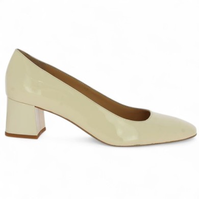 Daphnée - Off white patent heels - Escarpins 42, 43, 44, 45 - Shoesissime