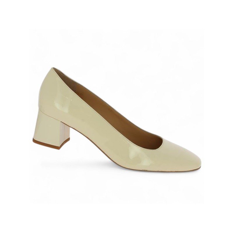 Daphnée - Off white patent heels - Escarpins 42, 43, 44, 45 - Shoesissime
