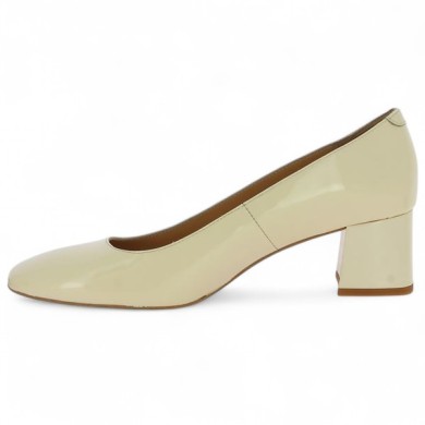 Daphnée - Off white patent heels - Escarpins 42, 43, 44, 45 - Shoesissime