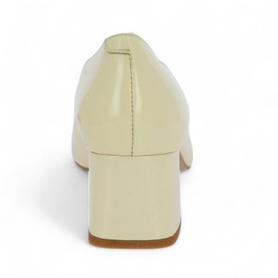 Daphnée - Off white patent heels - Escarpins 42, 43, 44, 45 - Shoesissime