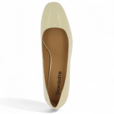 Daphnée - Off white patent heels - Escarpins 42, 43, 44, 45 - Shoesissime