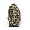 Daphnée - Leopard Square Heel Pump - Chaussures grande taille femme - Shoesissime