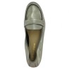 chaussure grande taille élastiquée Folie's femme souple léger argent metallisé Shoesissime, vue dessus