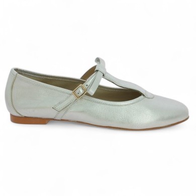 Lolly - Ballerina fashion silver - Ballerina women large size - Shoesissime