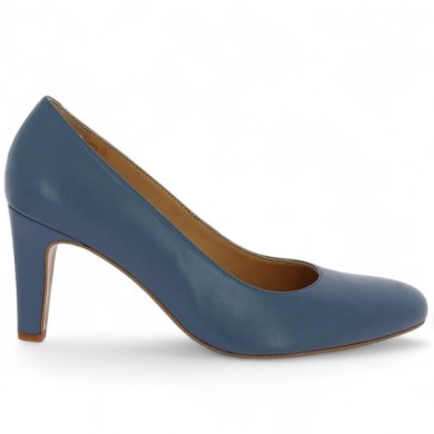 Kiss - Escarpin bleu 42, 43, 44, 45 - Escarpins grande taille femme - Shoesissime