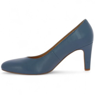 Kiss - Escarpin bleu 42, 43, 44, 45 - Escarpins grande taille femme - Shoesissime