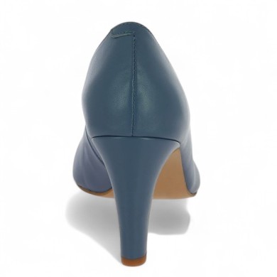 Kiss - Escarpin bleu 42, 43, 44, 45 - Escarpins grande taille femme - Shoesissime