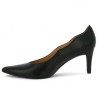 escarpin noir découpe vague 42, 43, 44, 45, vue intérieure