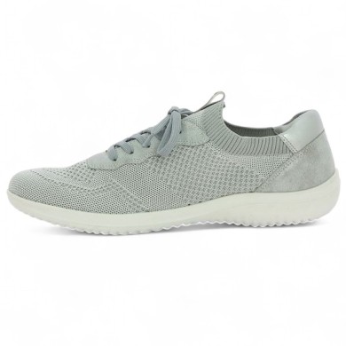 D1E05-40 tennis Remonte grise stretch grande taille femme Shoesissime, vue intérieure