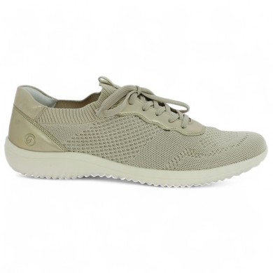 baskets grande taille femme dorée stretch D1E05-60 Remonte, vue coté