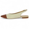 ballerine bicolore bout pointu grande pointure femme Shoesissime, vue intérieure