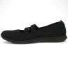 Women's Black Pull Up Ballerina in Large Size