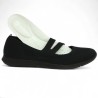 Women's Black Pull Up Ballerina in Large Size