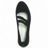 Women's Black Pull Up Ballerina in Large Size