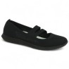 Women's Black Pull Up Ballerina in Large Size