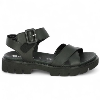 Mel - Black Barefoot with thick and notched sole in large size - Shoes 42, 43, 44, 45 - Shoesissime