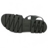 Mel - Black Barefoot with thick and notched sole in large size - Shoes 42, 43, 44, 45 - Shoesissime