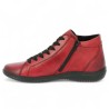 Baskets grande taille bout rond et souple rouge Shoesissime, vue intérieure