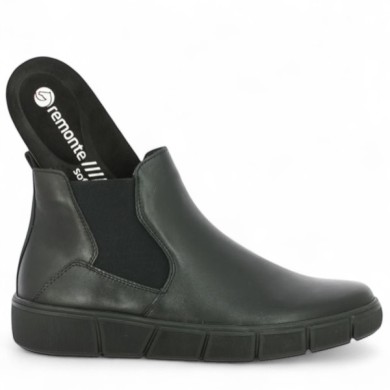 Boots plate semelle amovible femme grande taille Shoesissime, vue détails