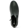 Boots plate femme 42, 43, 44, 45 cuir noir Shoesissime, vue dessus