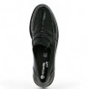 D2Q00-02 Mocassin Remonte vernis noir grande taille femme Shoesissime, vue dessus